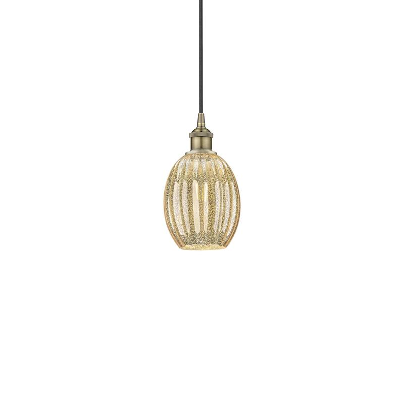 Innovations Lighting 616-1P-11-7 Preston Pendant Preston 7" Wide Mini - Antique Brass / Mercury
