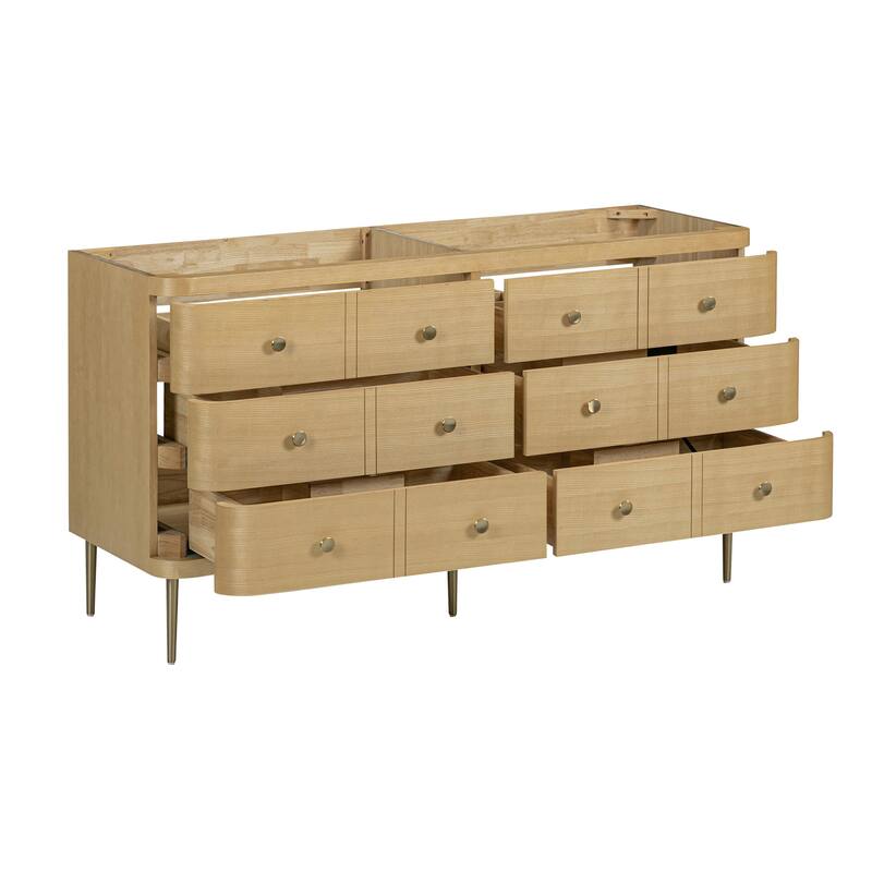 Serena Bathroom Vanity Only in Light Oak