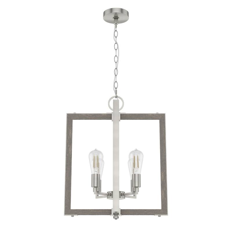 Woodburn Modern Farmhouse Pendant - Foyer, Dining Room, Living Room - Contemporary, Caged, Candle, Transitional, Rustic