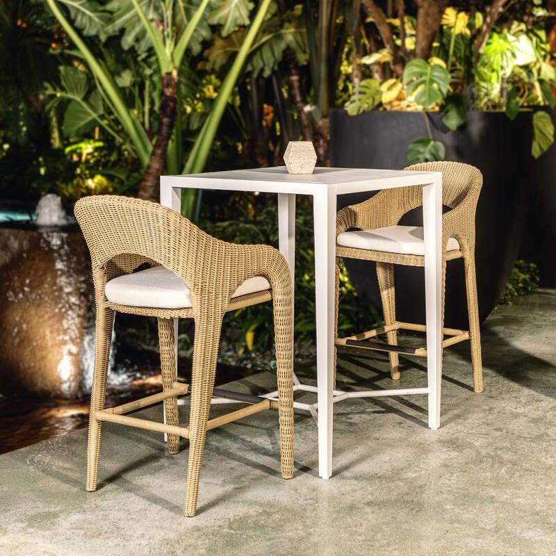 Uttermost Kavali Outdoor Wicker Stool