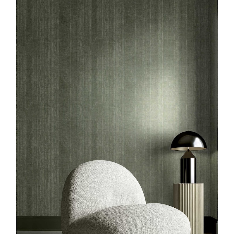 Galerie Wallcoverings Italian Style Distressed Pinstripe Vinyl on Non-woven Matte Wallpaper Roll