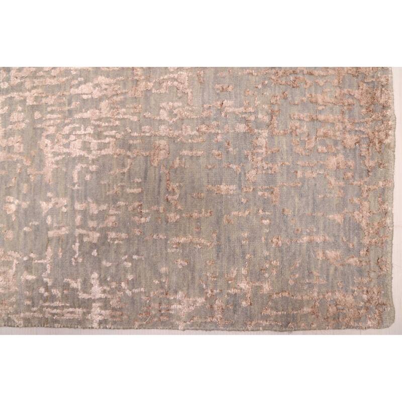 ECARPETGALLERY Hand-knotted Legacy Sage, Tan Silk, Wool Rug - 9'0 x 12'3