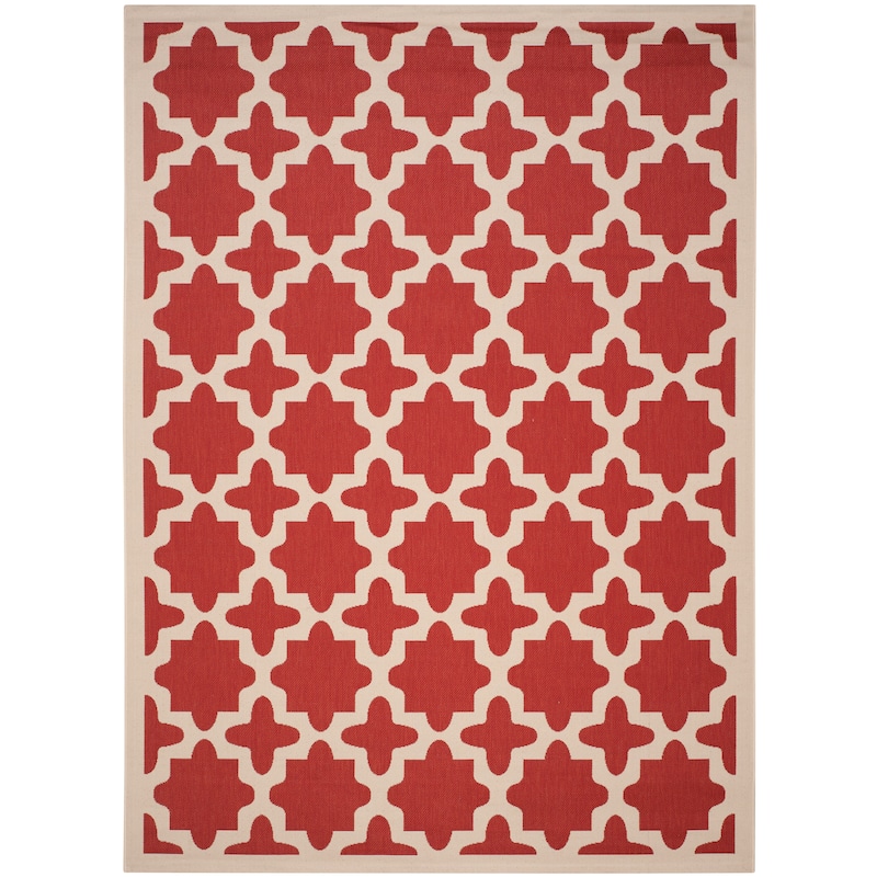 SAFAVIEH Courtyard Dorthey Indoor/ Outdoor Waterproof Patio Backyard Rug