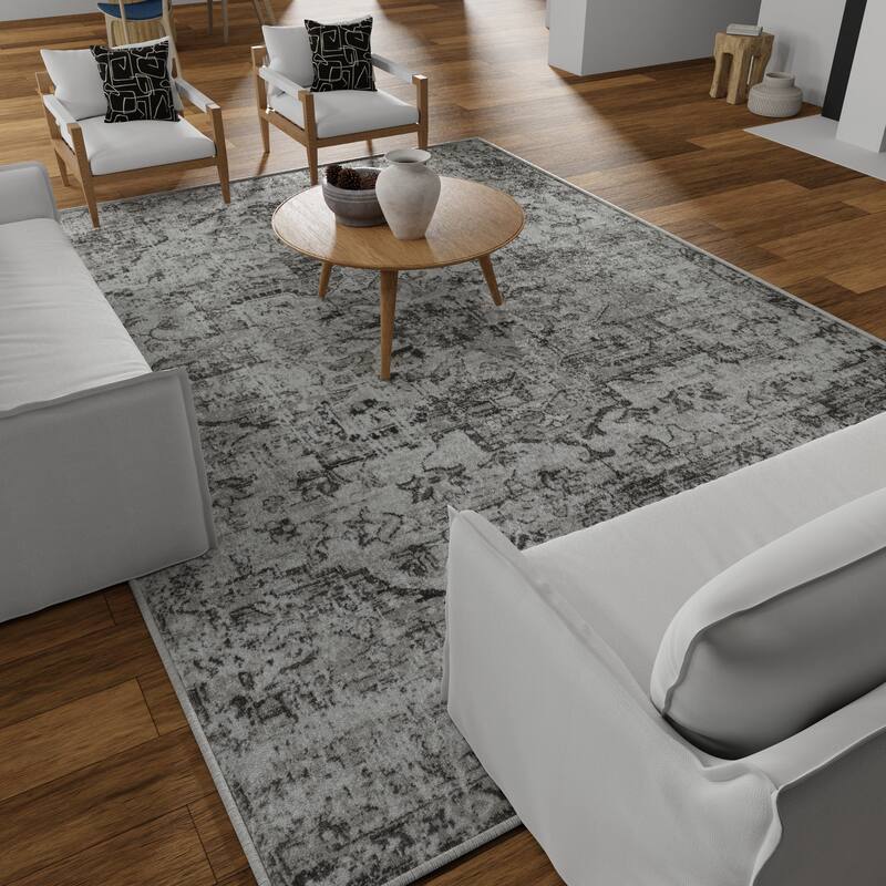 Loomaknoti Rhane Alemern Gray Area Rug