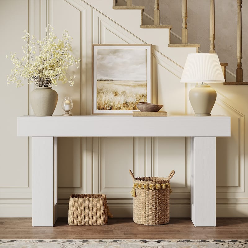 Wooden Console Table, Sofa Table for Behind Couch, Entryway, Hallway Living Room