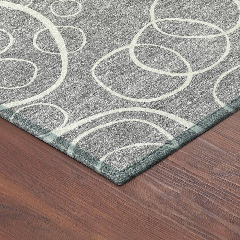 Machine Washable Indoor/ Outdoor Contemporary Nexus Chantille Rug