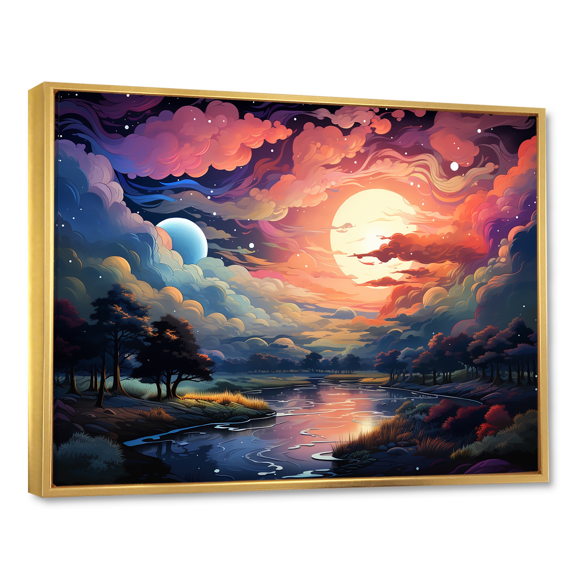 hi-dutch アート　HorizonSky WrathOfGayzilla-Hightops-Blk-