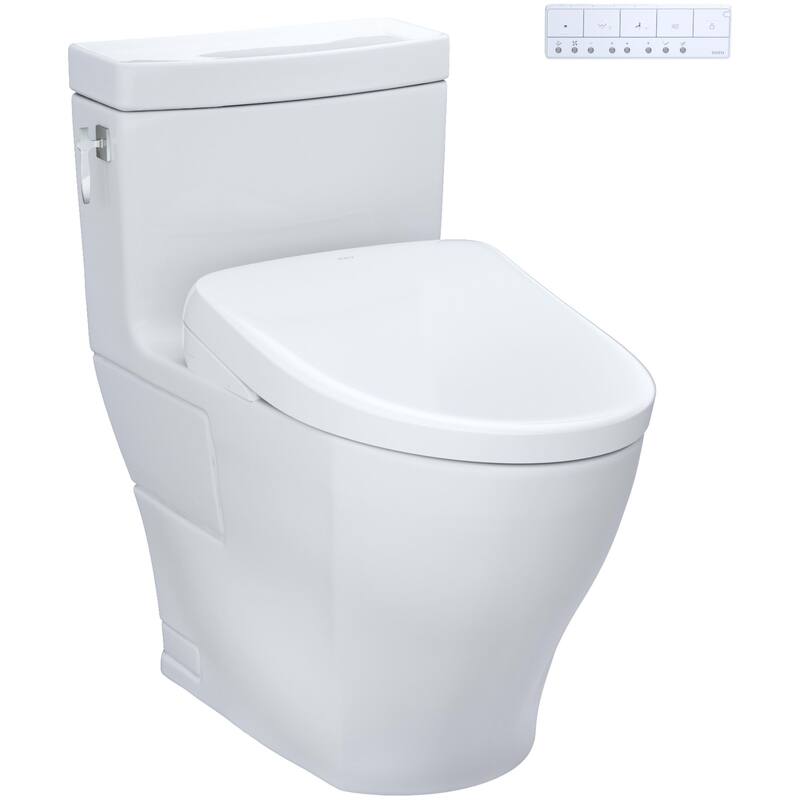 Toto MW6264726CEFG#01 Aimes 1.28 GPF One Piece Elongated Chair Height Toilet