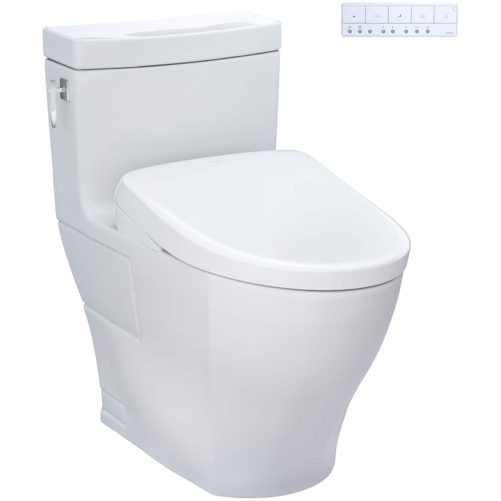 Toto MW6264726CEFG#01 Aimes 1.28 GPF One Piece Elongated Chair Height Toilet