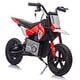 preview thumbnail 67 of 78, High Power 24V Ride On Motocross Motorcycle for Kids 5-15, 200W Hub Motor, Rear Wheel Shock Absorber, Bluetooth, LED Lights