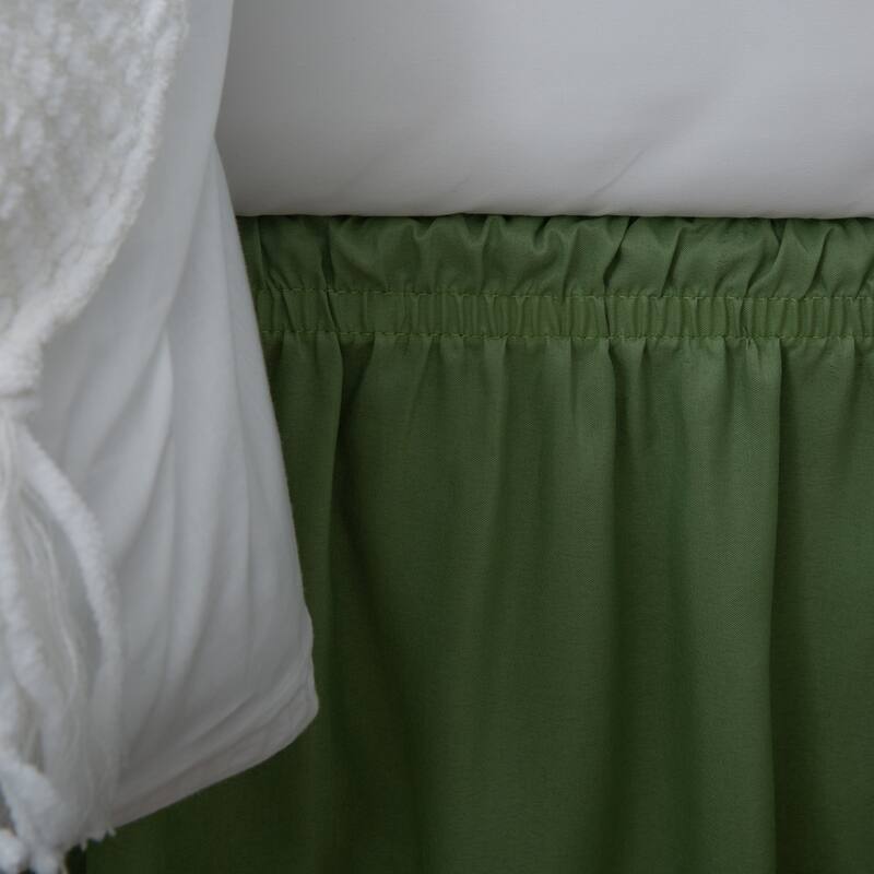 Home Details Wrap Around Bed Ruffle Twin/Full in Sage