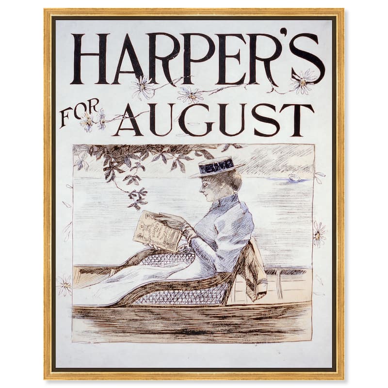Harpers Penfield August 1892 Canvas by Art Remedy - Gold - 16" x 20"