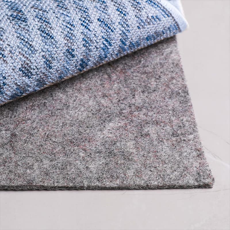 Premium Deluxe Cushioned Non-Slip Rug Pad by Slip-Stop - Grey