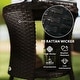 preview thumbnail 14 of 25, Outsunny 18" Outdoor Wicker Coffee Table, 2-Tier Patio Side Table with Storage