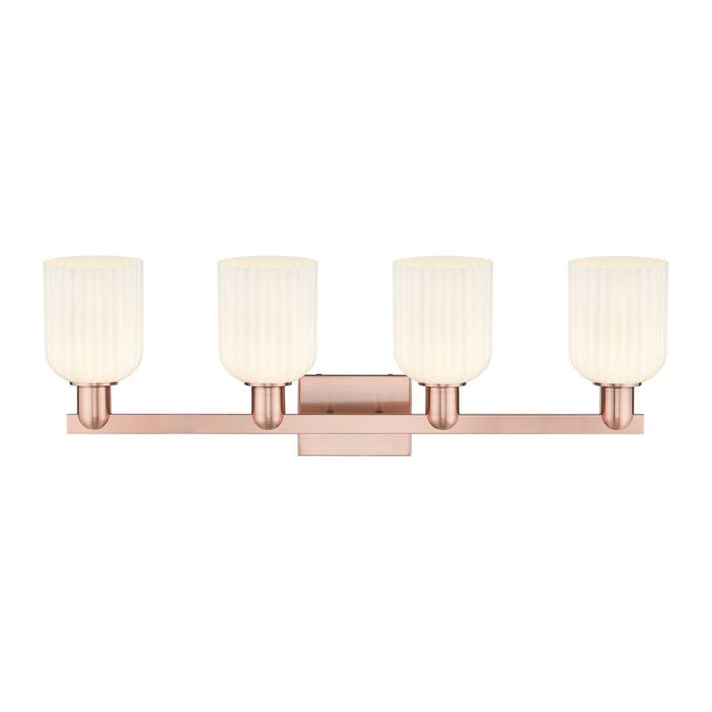 Innovations Lighting Downtown Urban - Bridal Veil - 4 Light 32" Bath Vanity Light