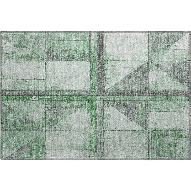 Premium Washable Super Soft Contemporary Geo Mayfield Rug