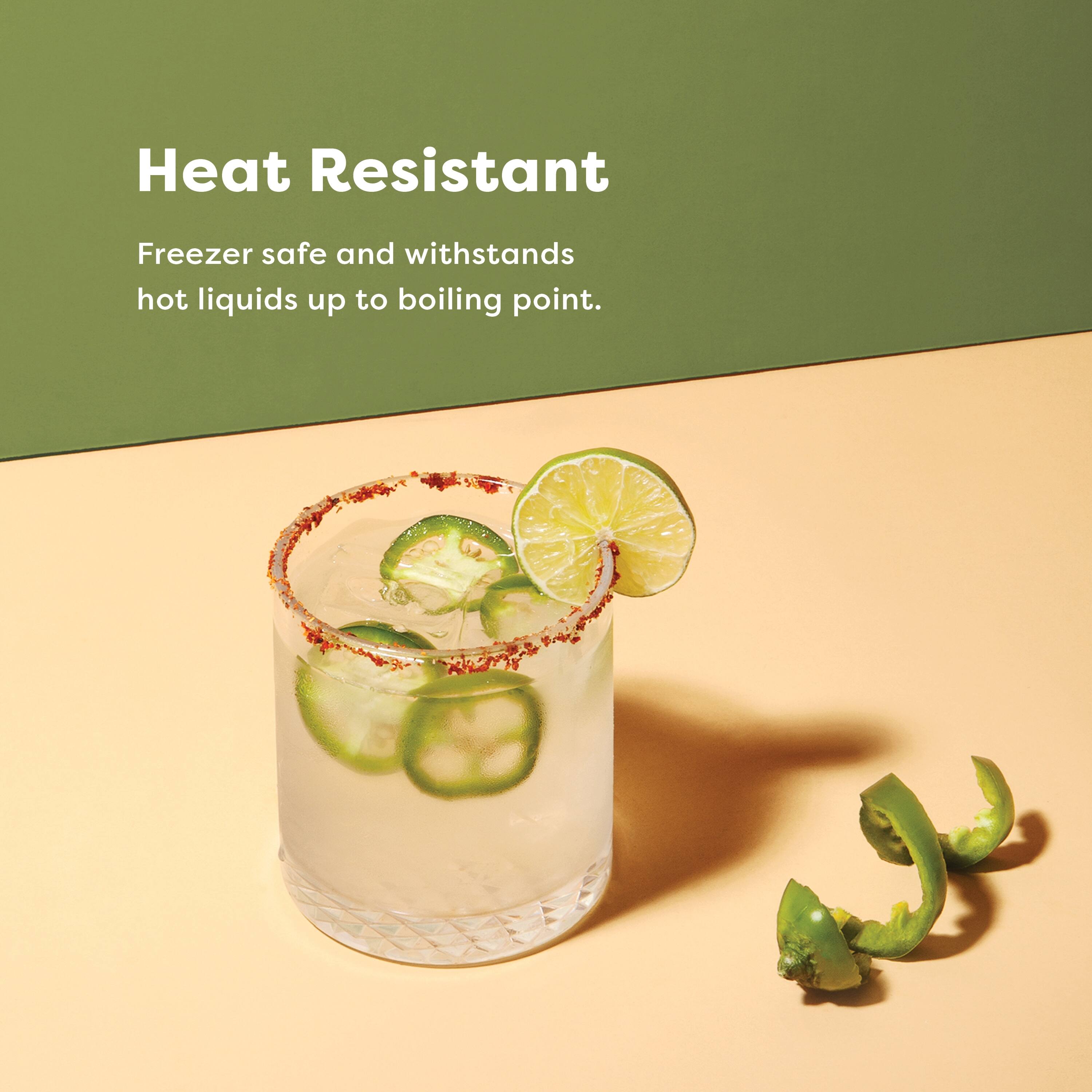 TOSSWARE 14oz Highball Dishwasher Safe, Heat Resistant, Unbreakable and