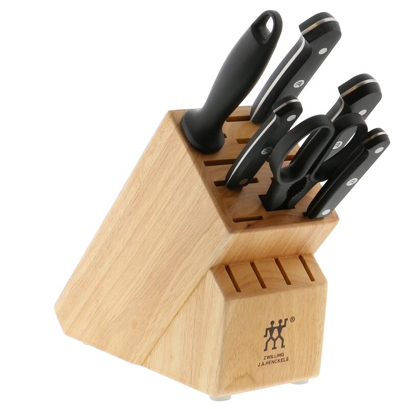 ZWILLING Gourmet 7-pc Knife Block Set - Black