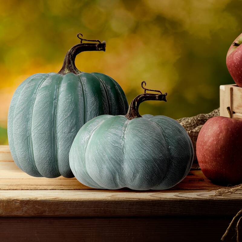 11" Latex Harvest Vine Pumpkin