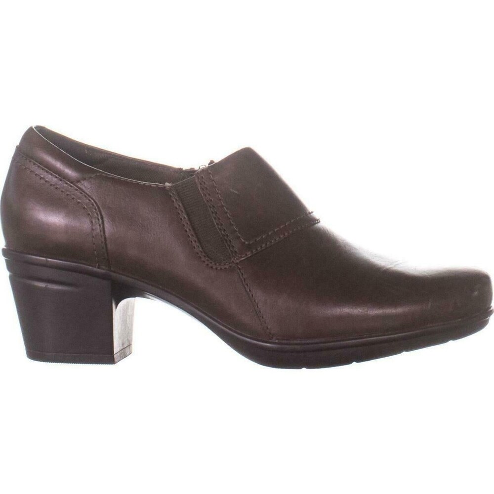 clarks leather mules