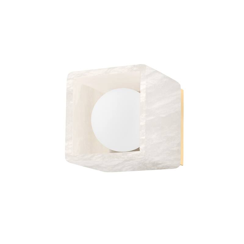 Budnick 1 Light Bath Bracket - Aged Brass - Aged Brass