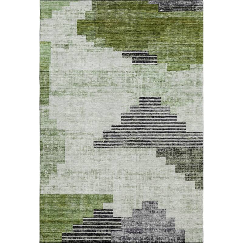 Premium Washable Super Soft Geo Global Mayfield Rug