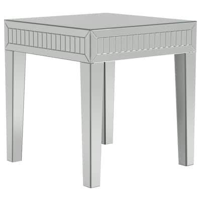 Whitfield Silver Square End Table
