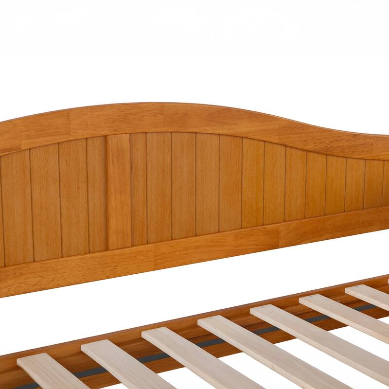 Nantucket Twin Wood Daybed with Twin Size Trundle