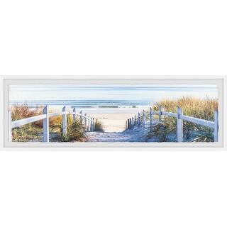 'Path to the Beach II' Framed Painting Print