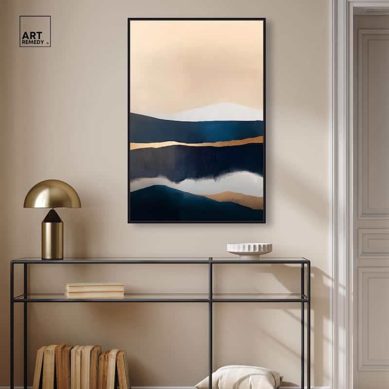 Golden Seam I Canvas by Art Remedy