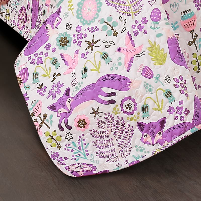 Lush Decor Pixie Fox 4-piece Quilt Set