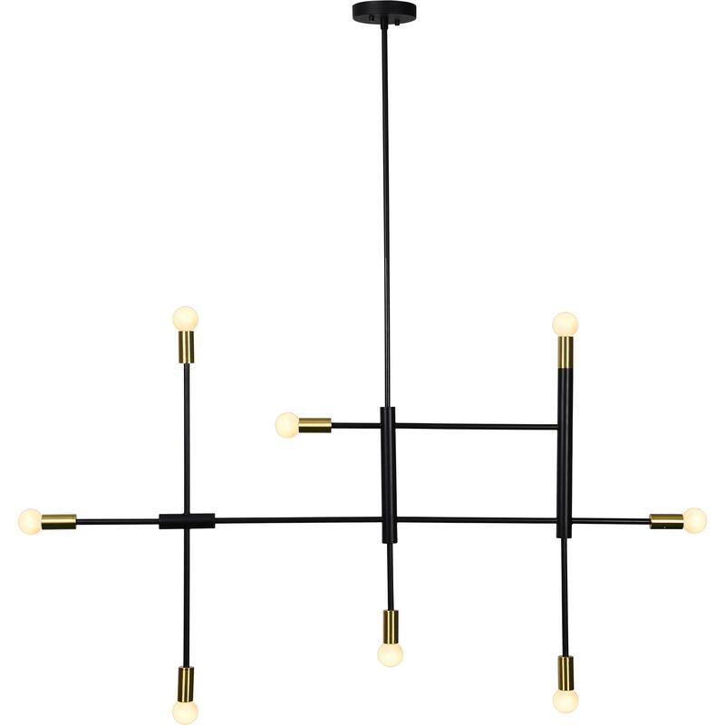 Renwil Reegler 33" Length Ceiling Fixture, Black