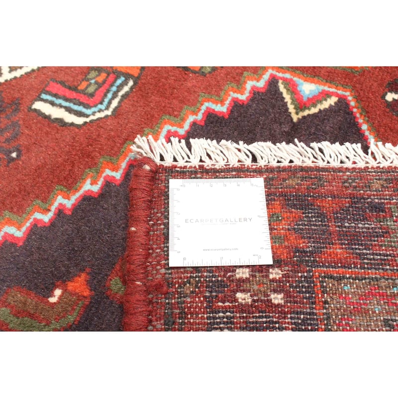 ECARPETGALLERY Hand-knotted Andelz Black Wool Rug - 4'3 x 6'6