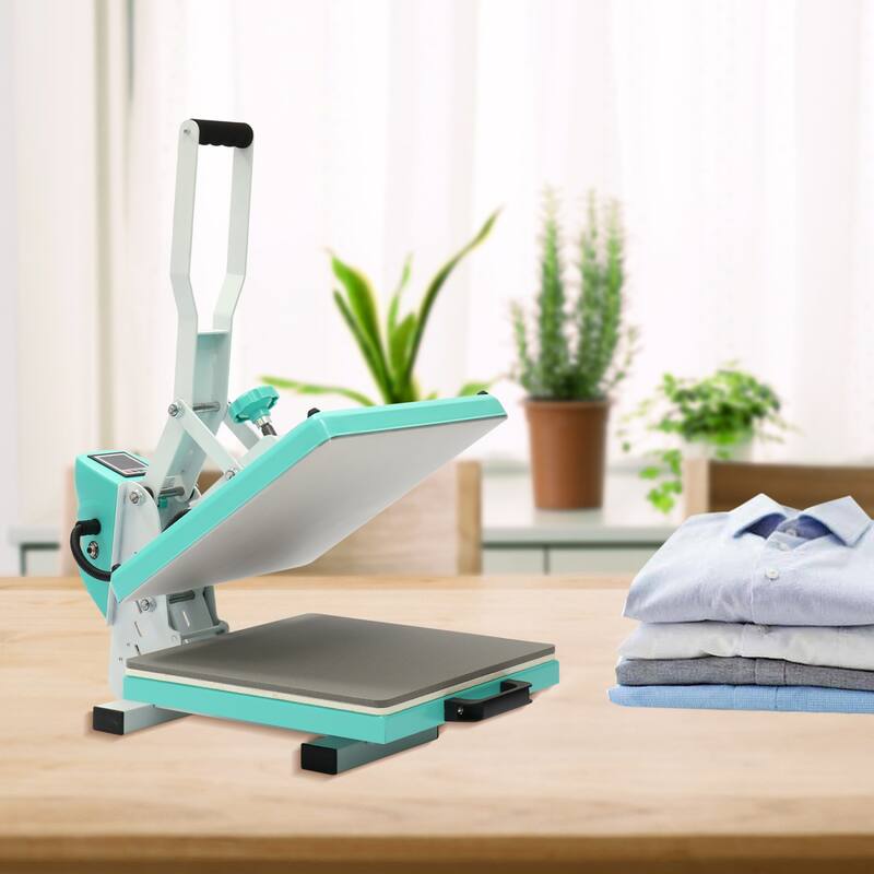 15 x 15 inches Heat Press Machine, Large Operating Panel T-Shirts Heat Press, Fast Heating, Digital Sublimation Printer