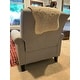 Copper Grove Herve Dove Grey Linen Arm Chair 1 of 1 uploaded by a customer