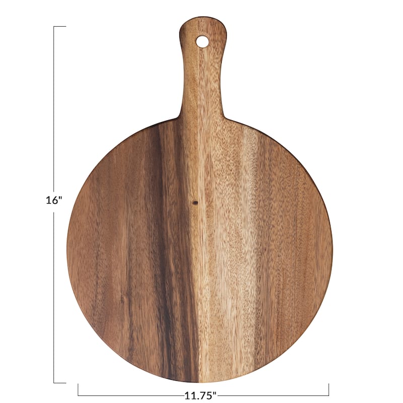 Wood Cutting or Charcuterie Board with Handle