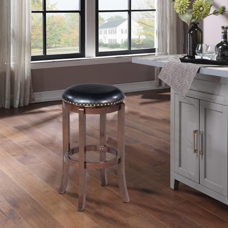 Cordova 30-inch Swivel Stool - Cappuccino