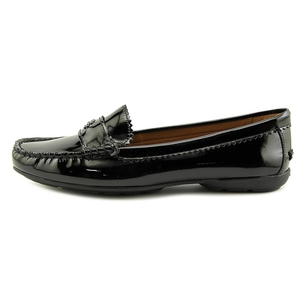 coach odette patent leather loafers