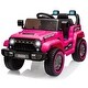 preview thumbnail 13 of 22, 12V Kids Ride On Truck Pink