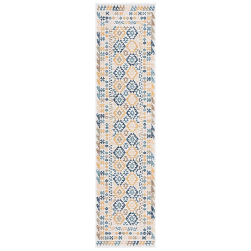 SAFAVIEH Sunrise Shelagh Indoor/Outdoor Waterproof Rug - 2' x 8' Runner