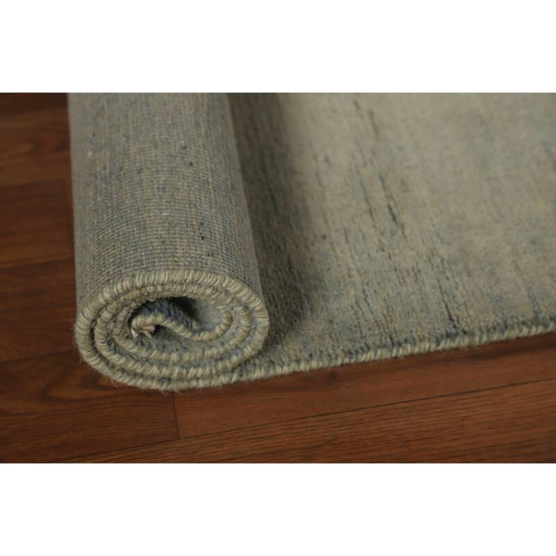 Modern Gabbeh Oriental Foyer Rug Multi-Color Handmade Wool Carpet - 3'2"x 4'11"