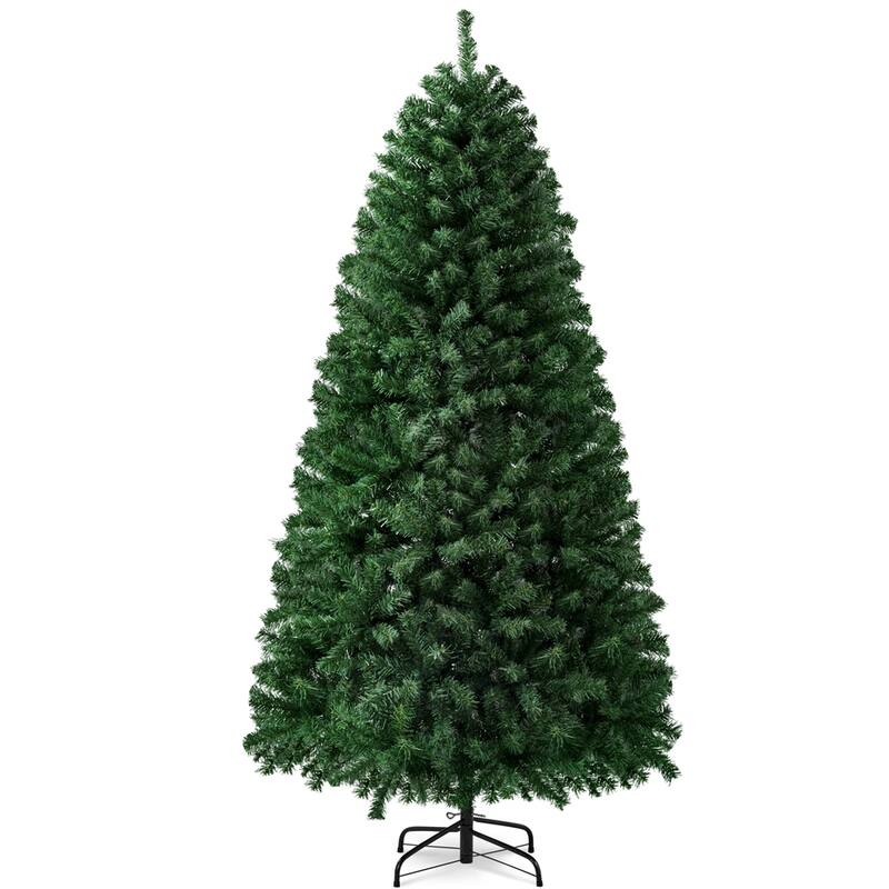 Yaheetech Premium Spruce Hinged Artificial Full Christmas Tree