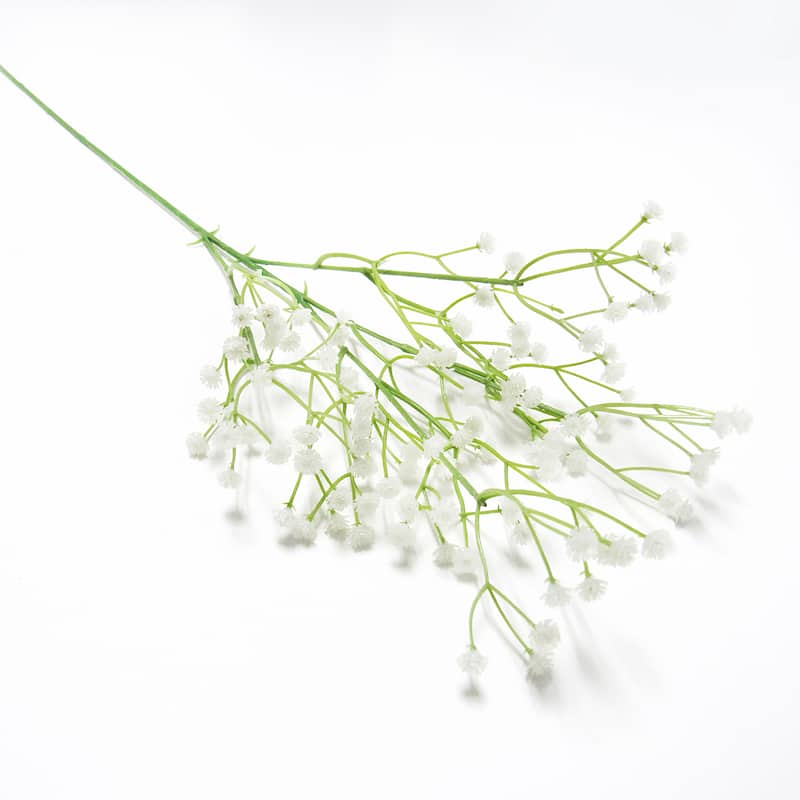 Set of 12 White Artificial Baby's Breath Gypsophila Plastic Filler Flower 24in - 24" L x 6" W x 2.5" DP