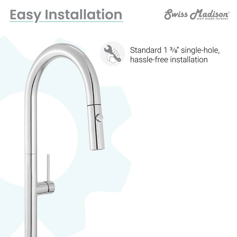 Chalet Single Handle, Pull-Down Kitchen Faucet