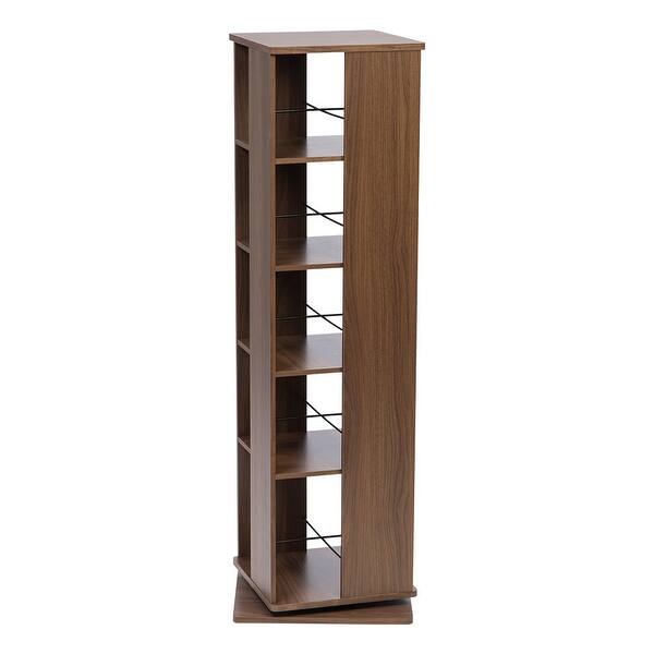 IRIS 3-tier Light Brown Wood Bookcase Storage Shelf - Bed Bath