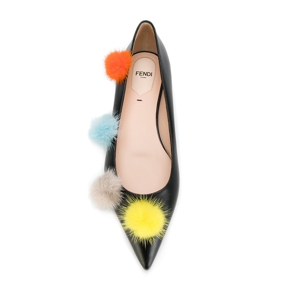 fendi pom pom shoes