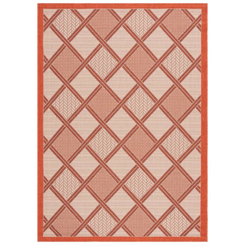 SAFAVIEH Courtyard Stiliana Indoor/ Outdoor Waterproof Patio Backyard Rug
