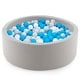 preview thumbnail 10 of 8, Costway 35.5" x 12" Soft Round Ball Pool for Toddlers & Baby with 200 - See Details