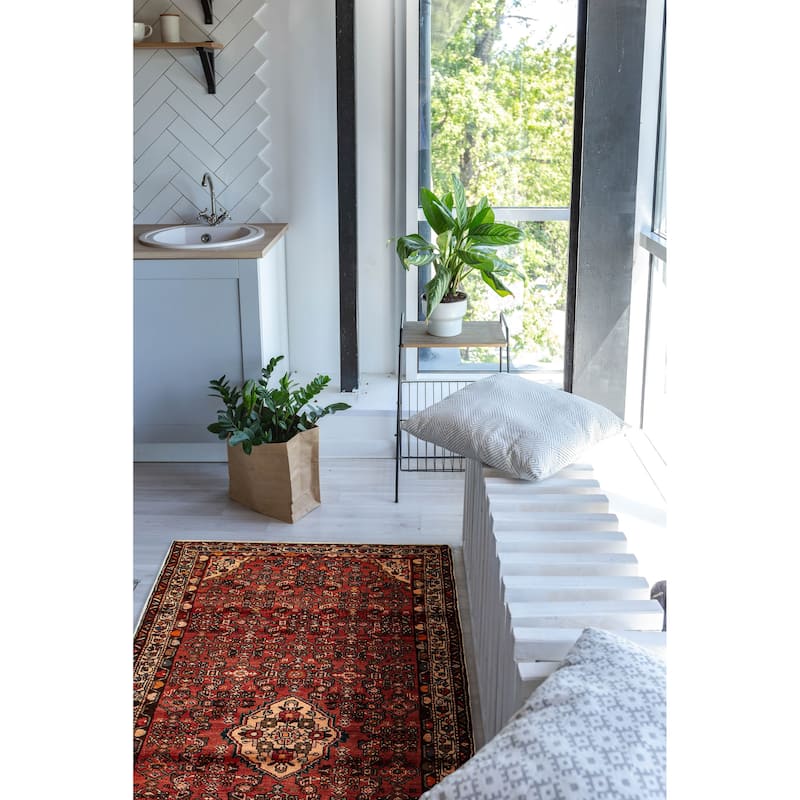 Andelz Red Rug 4'2" x 10'0" - 4'2 x 10'0
