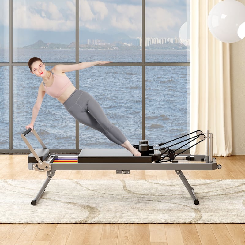 Foldable home high quality Pilates core bed - Black